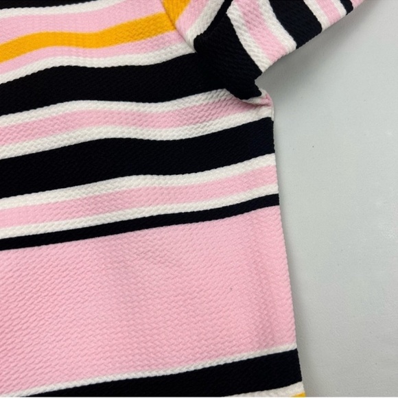 NWT Noisy May Pink & Black Stripe Crew Neck Dress - Picture 10 of 10